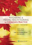 PSYCHIATRIC & MENTAL HEALTH NURSING for CANADIAN PRACTICE