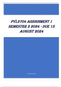 PVL3704 Assignment 1 Semester 2 2024 - DUE 15 August 2024