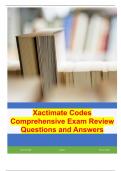 Xactimate Codes Comprehensive Exam Review Questions and Answers