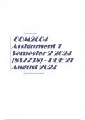  COM2604 Assignment 1 Semester 2 2024 (817738) - DUE 21 August 2024