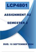 LCP4801 MASSIGNMENT 2 | SEMESTER 2 | DUE: 10 SEPTEMBER 2024