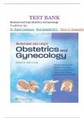 TEST BANK Beckmann and Ling's Obstetrics and Gynecology 9 edition by: Dr. Robert Casanova , Alice Goepfert M.D. , Nancy A. Hueppchen