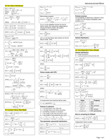 1CV40 - Exam notes