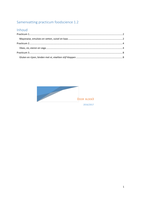 Samenvatting Foodscience Practiucum 1.2