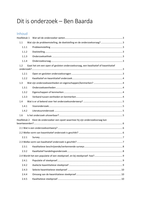 Dit is onderzoek hst. 1, 2, 3