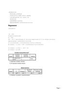 IBM SPSS Regression, Formulas & Reasoning