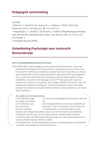 Pedagogiek Ontwikkelingspsychologie hoofdstuk 2.4.1 t/m 2.4.3, 2.4.7 & 4. 