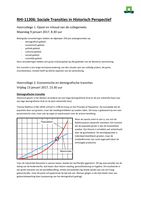 RHI-11306: Sociale Transities in Historisch Perspectief - Samenvatting