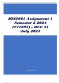 IOS2601 Assignment 1 Semester 2 2024 (777697) - DUE 31 July 2024