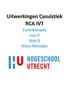 Uitwerkingen casuïstiek RCA IVT 2B Jaar 2 Blok B