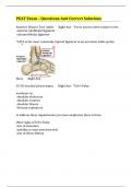 PEAT Exam – Questions And Correct Solutions 
