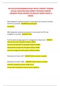 NR 546 PSYCHOPHARMACOLOGY WEEK 5 NEWEST VERSION ACTUAL QUESTION AND CORRECT DETAILED VERIFIED ANSWERS FROM VERIFIED SOURCES BY EXPERT RATED A GRADE.