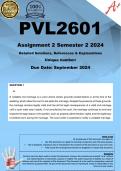 PVL2601 Assignment 2 (COMPLETE ANSWERS) Semester 2 2024