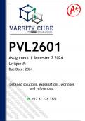 PVL2601 Assignment 2 (DETAILED ANSWERS) Semester 2 2024 - DISTINCTION GUARANTEED