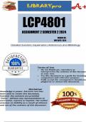 LCP4801 Assignment 2 (COMPLETE ANSWRS) Semester 2 2024