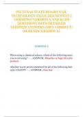 PSI TEXAS STATE BOARD NAIL TECHNOLOGY EXAM 2024 NEWEST 2 VERSIONS (VERSION A AND B) 250 QUESTIONS WITH DETAILED VERIFIED ANSWERS (100% CORRECT) /ALREADY GRADED A+
