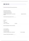 WC CH 12 Comprehensive Test Prep Actual Questions And Correct Detailed Answers.