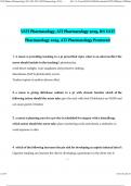 VATI Pharmacology, ATI Pharmacology 2019, RN VATI Pharmacology 2019, ATI Pharmacology Proctored Questions and Answers Latest | 100% Correct Answers