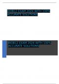 BIOB12 EXAM 2024 WITH 100% ACCURATE SOLUTIONS