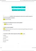 AEA Exam Study Guide Questions and Answers Updated (Verified Answers)