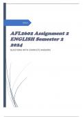 AFL2602 Assignment 2 ENGLISH Semester 2 2024