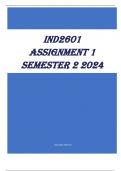 IND2601 Assignment 1 Semester 2 2024