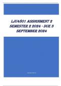 LJU4801 Assignment 2 Semester 2 2024 - DUE 3 September 2024