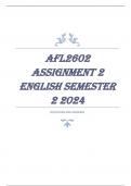 AFL2602 Assignment 2 ENGLISH Semester 2 2024