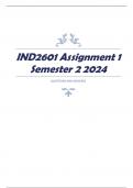 IND2601 Assignment 1 Semester 2 2024