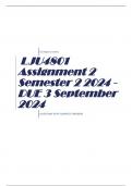 LJU4801 Assignment 2 Semester 2 2024 - DUE 3 September 2024