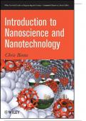 Nanoscience and nano material 