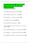 Ccsh 207 Eng U28. 華 Questions And Answers With Verified Solutions Already Passed!!!