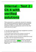 Internal - Test 2 - Ch 4 with verified solutions.