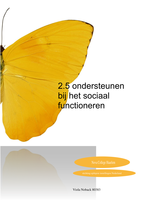 Beroepsprestatie 2.5 ondersteunen bij het sociaal functioneren bp