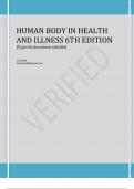 THE HUMAN BODY IN HEALTH AND ILLNESS, 6TH EDITION.