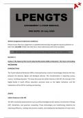 LPENGTS Assignment 3 (Detailed Answers) Year Module - Due 30 July 2024