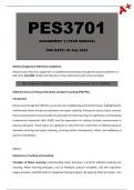 PES3701 Assignment 3 (Detailed Answers) Year Module - Due 30 July 2024