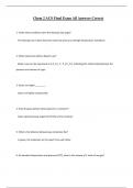 Chem 2 ACS Final Exam All Answers Correct