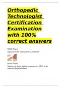 Medical Technologis Microbiology Certification test with complete solutions.