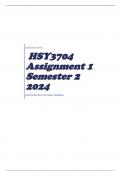 HSY3704 Assignment 1 Semester 2 2024