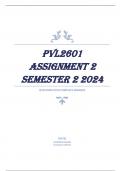 PVL2601 Assignment 2 Semester 2 2024