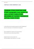 I HUMAN CYRUS HORTON CASE  STUDY geography case studies by  cyrus LATEST CASE STUDY  REVIEWED BY EXPERT FEEDBACK.  ACTUAL CASE STUDY.