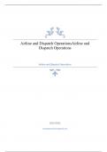 Airline and Dispatch OperationsAirline and Dispatch Operations Question and answers rated A+ 