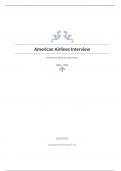 American Airlines Interview Question and answers 100% correct 