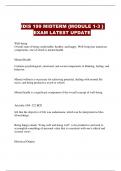 IDIS 199 MIDTERM {MODULE 1-3 } EXAM LATEST UPDATE