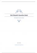 FAA Dispatch Question Bank Question and answers rated A+