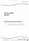 Mat2611 exam pack with solutions 2024.