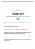 FDNS 5040 EXAM|VERIFIED|WITH GUARANTEED ACCURATE ANSWERS