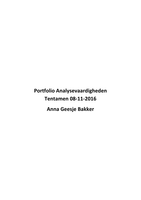 Portfolio Analysevaardigheden periode 1 - minor Psychologie 2016/2017