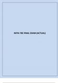  NFPA 70E FINAL EXAM (ACTUAL) 2024 QUESTIONS AND ANSWERS